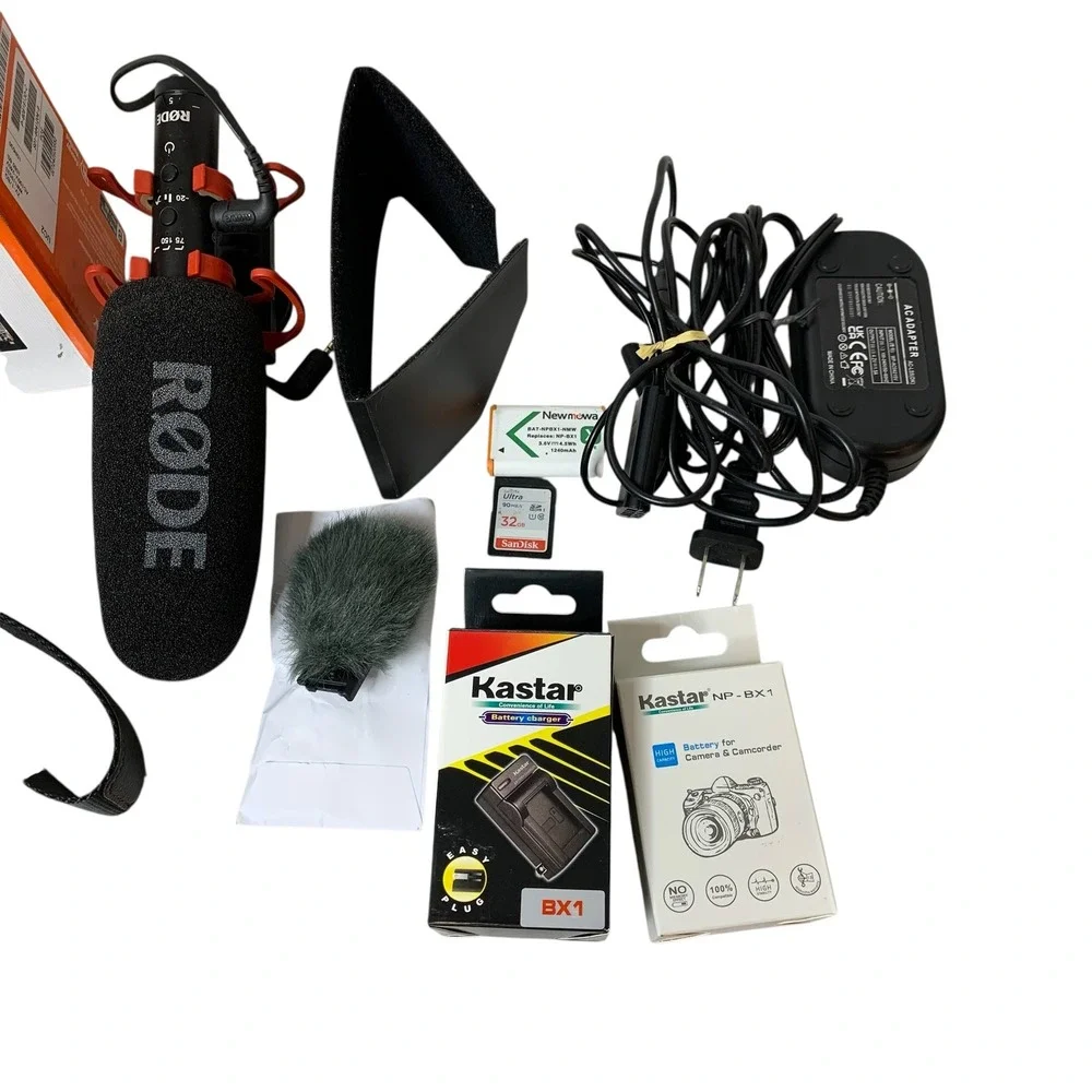 Sony ZV-1 4K Vlogging Camera RODE VideoMic NTG Neewer Creator Bundle